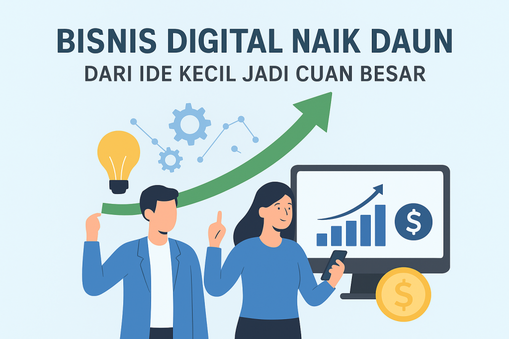 Bisnis Digital Naik Daun Dari Ide Kecil Jadi Cuan Besar