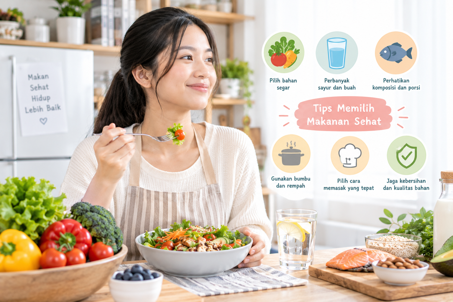 Tips memilih makanan sehat