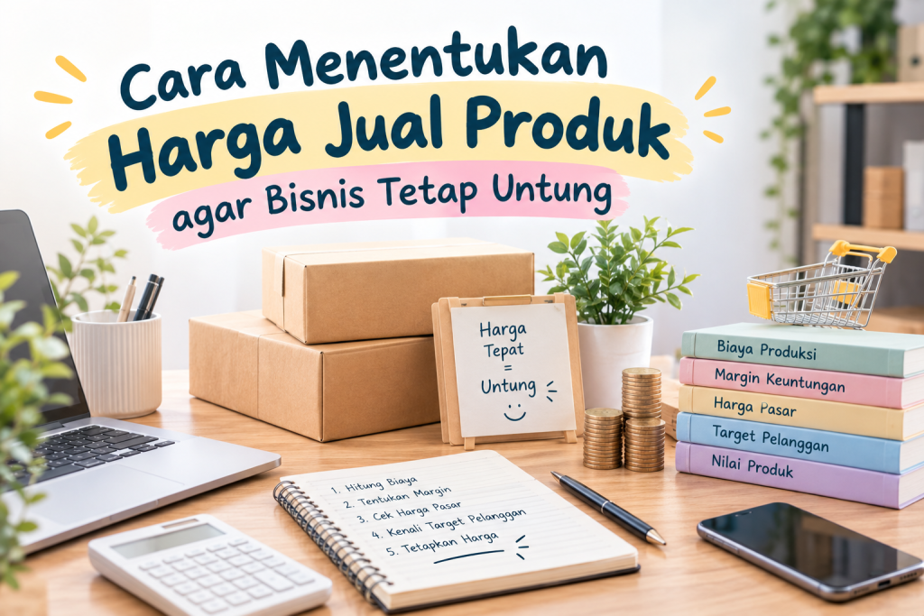 Cara menentukan harga jual produk agar bisnis tetap untung