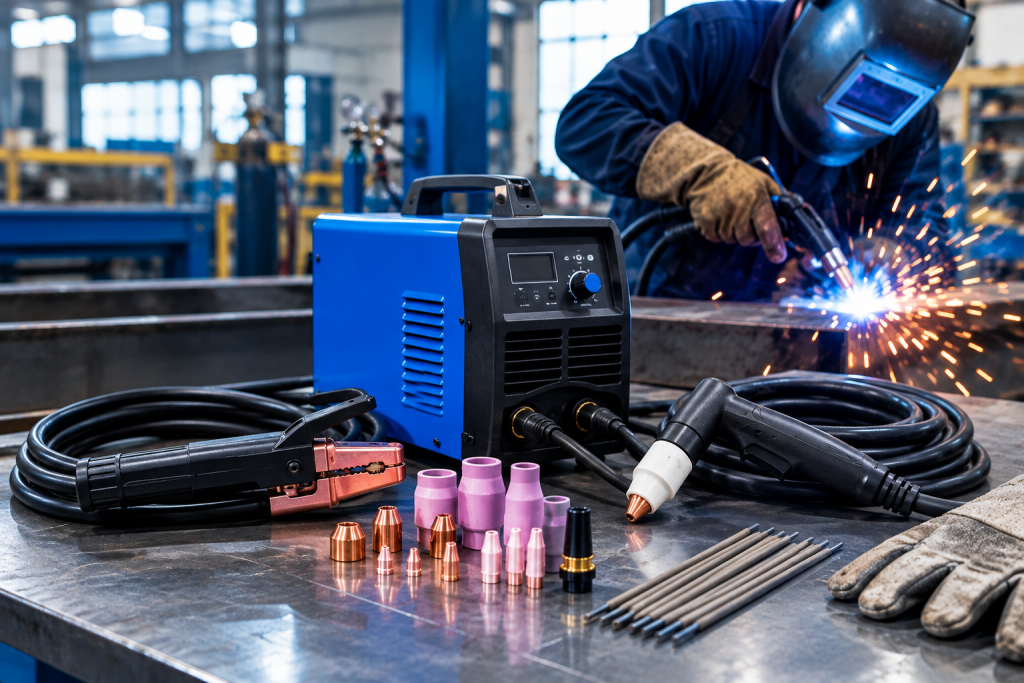 Peralatan las dan plasma cutting untuk kebutuhan industri