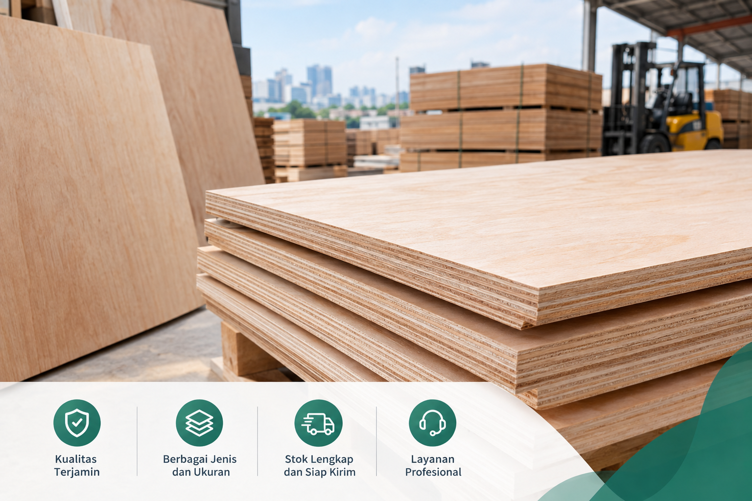 Supplier plywood Balikpapan dengan berbagai jenis dan ukuran plywood