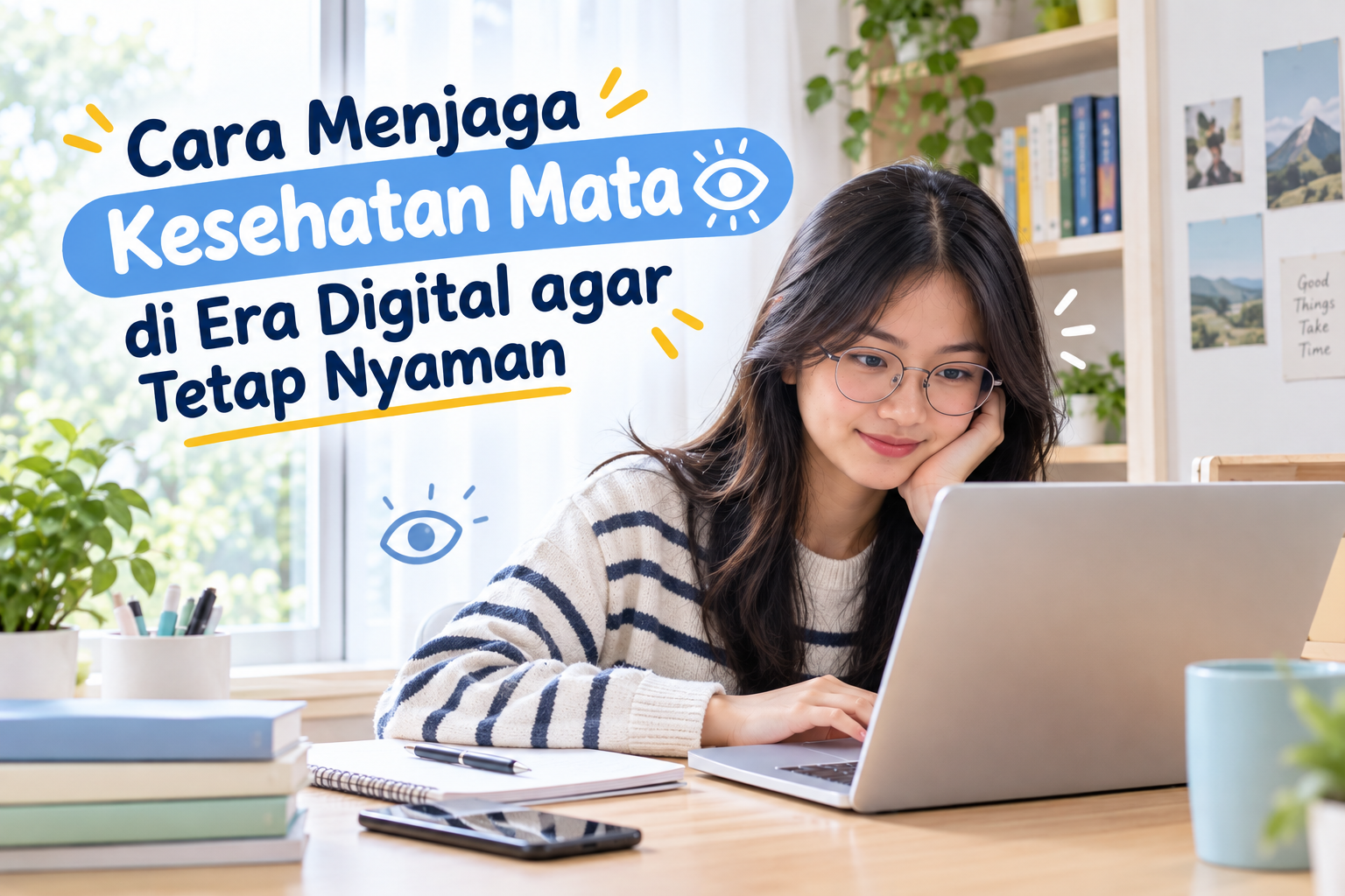 Cara menjaga kesehatan mata di era digital agar tetap nyaman