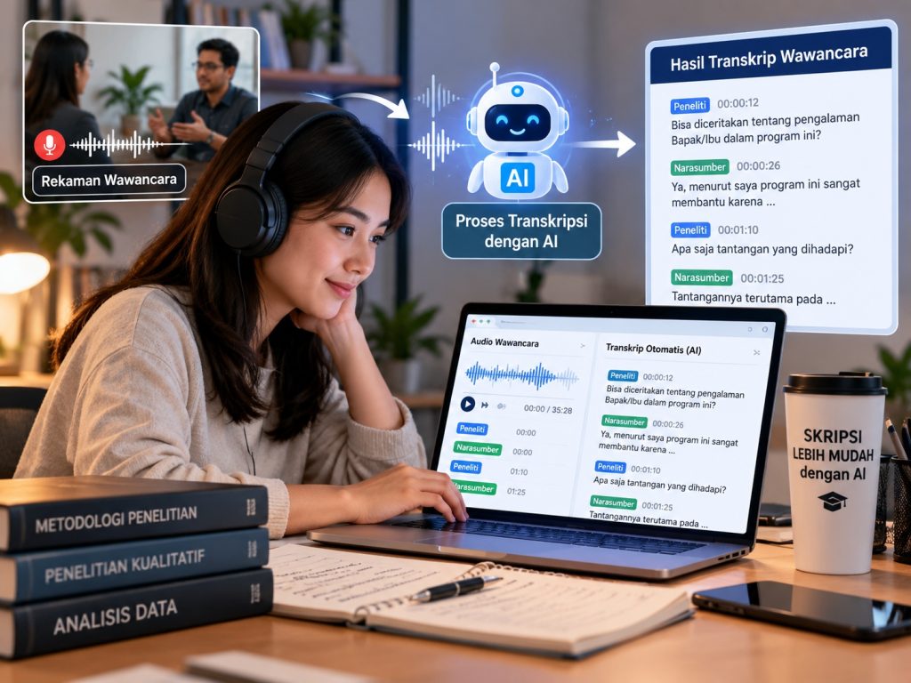 transkrip wawancara dengan AI